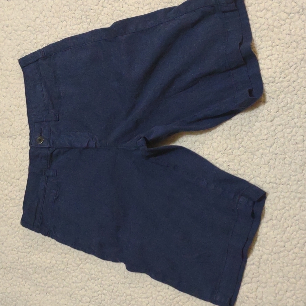NYDJ "Catherine" Linen Blend Shorts Size 4P
